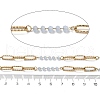 304 Stainless Steel Paperclip Chains CHS-P021-03G-08-2