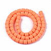 Handmade Polymer Clay Bead Strands X-CLAY-ZX006-01-39-3