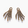 Tibetan Style Alloy Pendants TIBEP-5291-AB-FF-1