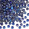 Olycraft 2 Strand Natural Lapis Lazuli Round Bead Strands G-OC0002-28-1