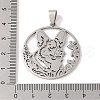 Non-Tarnish 201 Stainless Steel Pendants STAS-A094-04A-P-3