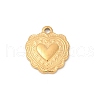 304 Stainless Steel Pendants STAS-L283-04G-1