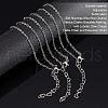 Unicraftale 304 Stainless Steel Cable Chain Bracelet Making MAK-UN0001-23-4