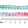 Transparent Painted Glass Beads Strands X1-DGLA-A034-T8mm-A11-3