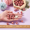 Natural Wooden Beads WOOD-TAC0010-04D-7