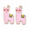 Alloy Enamel Pendants ENAM-C006-03KCG-04-2