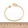 304 Stainless Steel Cuff Bangles for Women BJEW-C111-02G-3