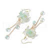 Flower Dangle Earrings EJEW-TA00636-02-4