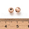Rack Plating Brass Beads KK-K373-08B-RG-2