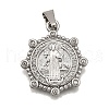 304 Stainless Steel Pendants STAS-B086-09E-P-1