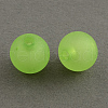 Frosted Acrylic Beads FACR-Q006-10mm-M-2