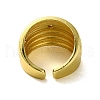 Brass with Cubic Zirconia Rings RJEW-B057-01G-03-3