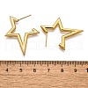 Ion Plating(IP) 304 Stainless Steel Stud Earrings for Women STAS-D084-25G-3