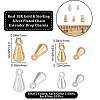 Beebeecraft 80Pcs 4 Styles Brass Pendants KK-BBC0016-15-2