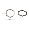 Non-Tarnish 304 Stainless Steel Linking Ring X-STAS-S079-26A-2