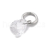 925 Sterling Silver with Cubic Zirconia Charms STER-Q004-05C-P-2