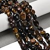 Natural Tiger Eye Beads Strands G-P497-01E-46-2