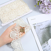 Gorgecraft 4.7~5Yards Cotton Shell Shaped Flower Lace Ribbon OCOR-GF0003-95C-3