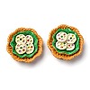 Fried Chip Doughnut Theme Opaque Resin Imitation Food Decoden Cabochons RESI-S392-02A-1