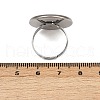 304 Stainless Steel Cuff Ring Components STAS-D372-06P-08-3