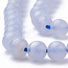 Natural Blue Chalcedony Bead Strands X-G-R193-02-4mm-2