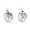 Brass with Cubic Zirconia Pendant KK-P271-42P-B-1
