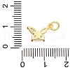 Brass Micro Pave Cubic Zirconia Charms KK-C087-08G-3