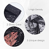 Sequin Star Moon Pattern Embroidered Polyester Mesh Fabrics DIY-WH0530-45C-3