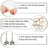 SOFPLATE 80Pcs 2 Color 304 Stainless Steel Leverback Earring Findings STAS-SP0001-19-6