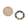 Natural Indian Agate Finger Rings RJEW-JR00894-3
