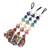 Geometry Shape Chakra Hanging Ornament AJEW-I059-05-5