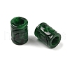 Natural Myanmar Jade/Burmese Jade Carved European Beads G-E418-28-01-2