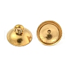 304 Stainless Steel Bead Cap Pendant Bails STAS-G224-24G-09-2