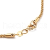 304 Stainless Steel Chain Necklaces NJEW-Q335-14G-3