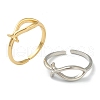 Brass Cuff Rings RJEW-L100-002-1