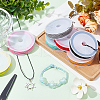 SUNNYCLUE 1 Group 10 Colors Round Polyester Elastic Cord EC-SC0001-01-4