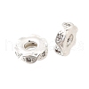 Brass Micro Pave Clear Cubic Zirconia Beads KK-K300-06A-S-1
