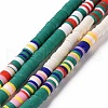 Handmade Polymer Clay Bead Strands CLAY-C003-05A-1