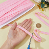 PVC Plastic Paillette Elastic Trim OCOR-WH0085-36B-3