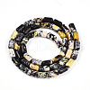 Natural Yellow Turquoise(Jasper) Beads Strands G-N346-01A-15-3