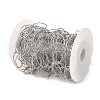 304 Stainless Steel Oval Link Chains CHS-C018-01A-P-2