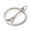 Non-Tarnish 304 Stainless Steel Pendants STAS-C086-05E-P-2