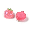 Glitter Plated Resin Cabochons RESI-H163-11C-2