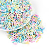 Baking Paint Glass Twisted Bugle Beads GLAA-SZC0007-03-3