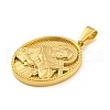Ion Plating(IP) 304 Stainless Steel Pendants STAS-R231-18G-07-2