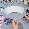 Transparent Acrylic Badge Buddy Blanks TACR-WH0022-06B-3