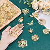 ARRICRAFT 130Pcs 13 Styles Iron Filigree Joiners Links DIY-AR0004-05-5
