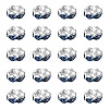 Brass Rhinestone Spacer Beads RB-YW0001-05B-03S-2