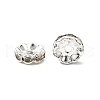 Brass Rhinestone Spacer Beads X-RB-A014-L10mm-01S-2