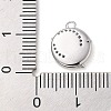 Brass with Cubic Zirconia Charms KK-Q817-03P-3